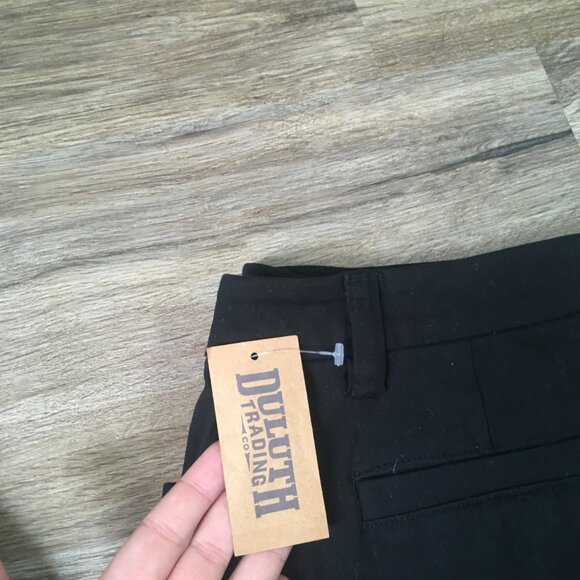 NWT Duluth Trading co Women's Black Work/Dress Pants Size 6×31 - Picture 6 of 7